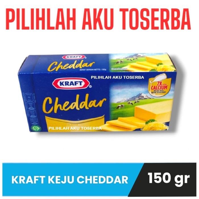 

Keju KRAFT CHEDDAR 150 gr - ( HARGA 1 PCS )