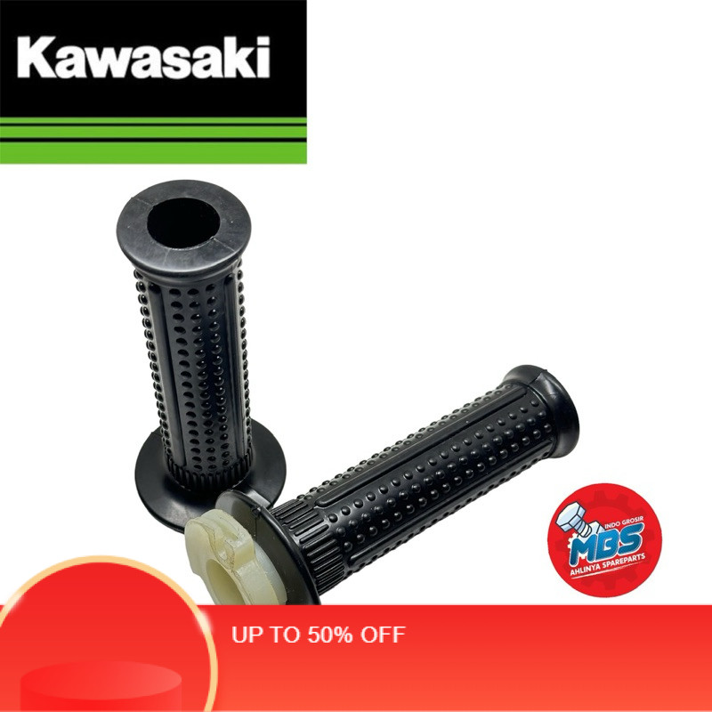 cod HANFAT GRIO GRIP ANDEL GAS  KARET GAS KAWASAKI NINJA R NINJA RR KLX NINJA 250 ORIGINAL ori 1