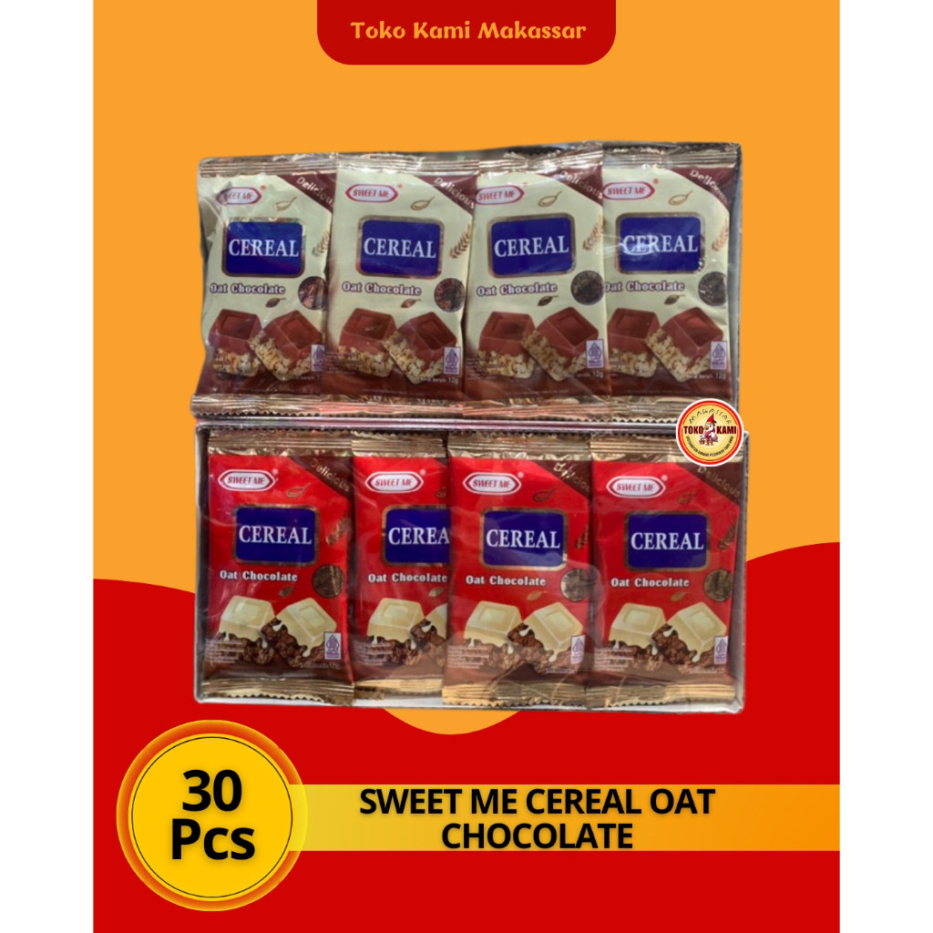 

Sweet Me Cereal Oat Chocolate (30x12gr) Bisa Instan Kurir