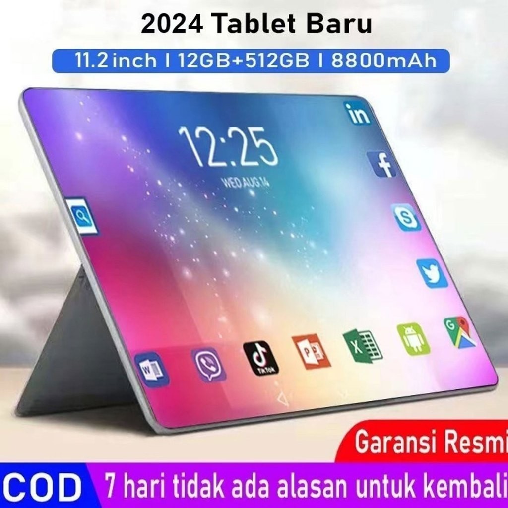 2025 Tablet Garansi 100% Tablet Murah Pro11/Pro16 Tablet PC 12.0 inch Tablet Android Layar Full Scre