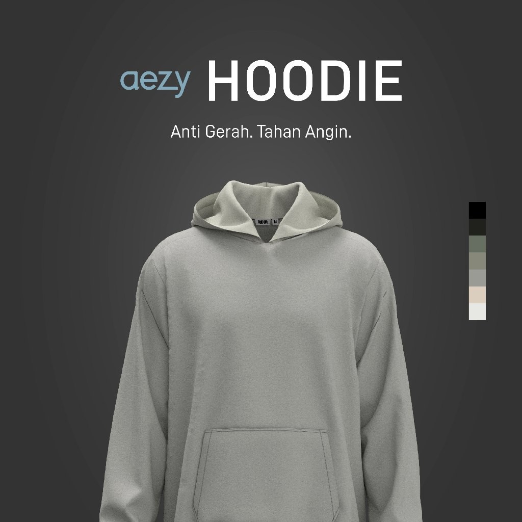 No Void Minds AEZY Core Hoodie | Steel Terlaris