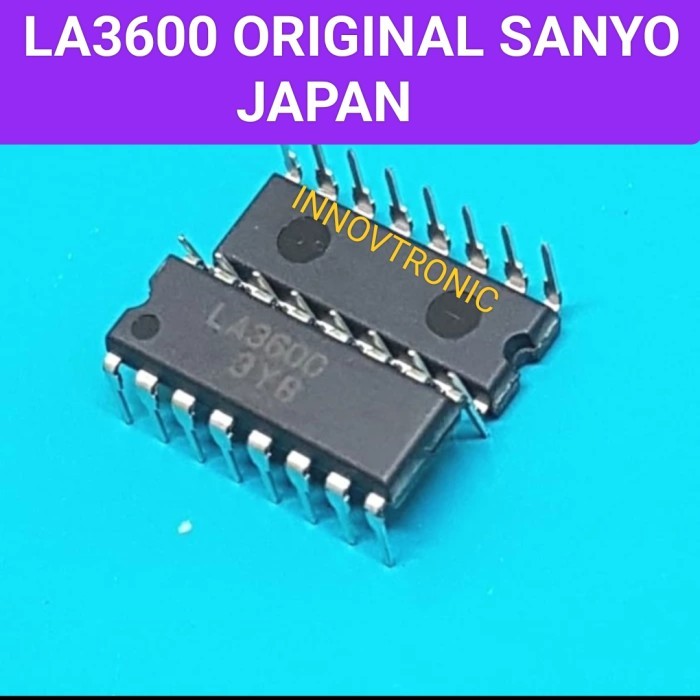 IC LA3600 ORIGINAL SANYO DIP 16Pin 12V 5Ch Equalizer Tone Control
