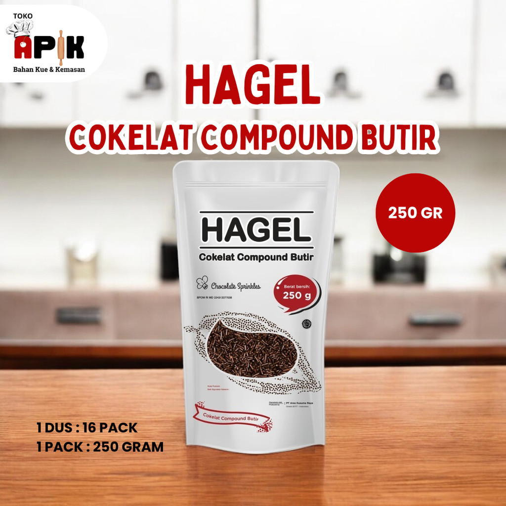 

HAGEL Meises / Coklat Butir / Meses Coklat 250gr