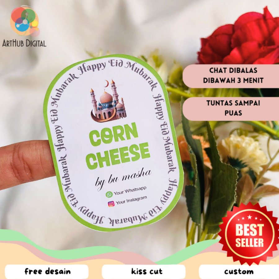 

AHD STIKER OVAL / STIKER KUE / STIKER MAKANAN / LABEL KUE KERING / LABEL MAKANAN / LABEL TOPLES