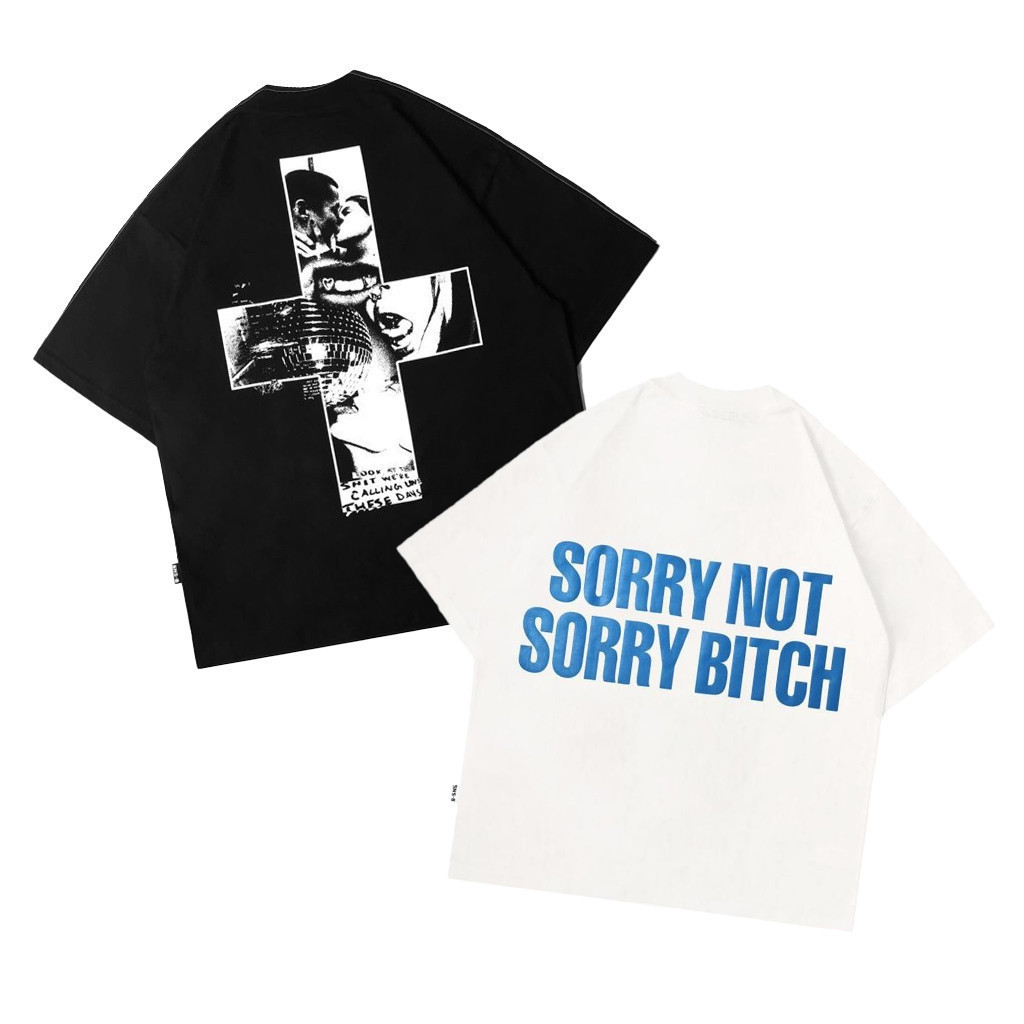 INNER DEMON.WHITE PLUS.BLACK I TSHIRT I SORRYNOTSORRY.BI+CH I SNSB