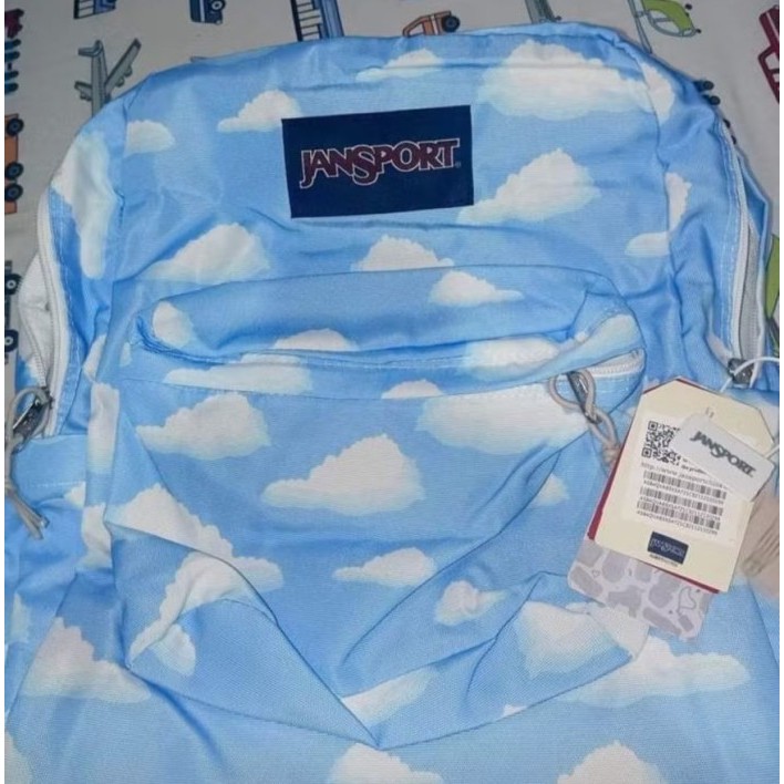 Tas Ransel Jansport / Tas Ransel JS Jansport Sport Bags Motif Awan Cloudy Original Cloudy Backpack