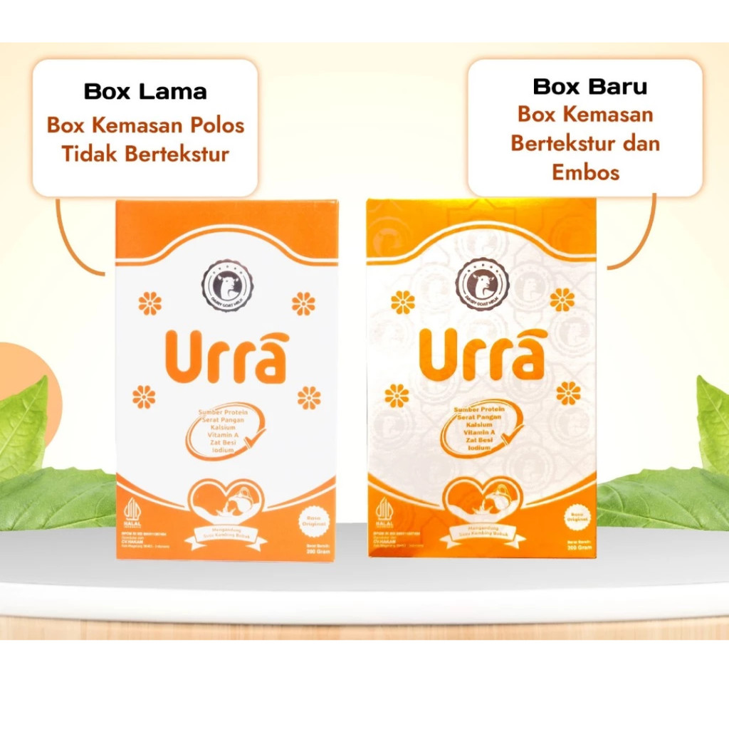 

Susu URRA - Susu Kambing Saneen Untuk Penambah Berat Badan & Tinggi Badan Anak - 1 Box