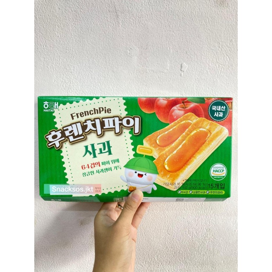 

HAITAI FRENCH PIE STRAWBERRY / HAITAI FRENCH PIE APPLE 192GR KOREA - FRENCH PIE APLE