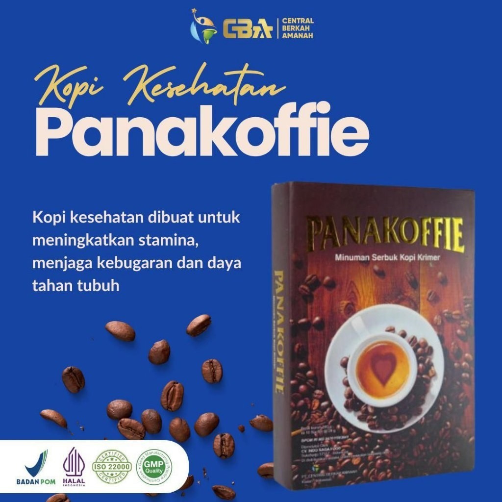 

Panakoffie – Kopi Kesehatan untuk Stamina dan Kebugaran Membantu Anda tetap fit sepanjang hari isi 5 sachet