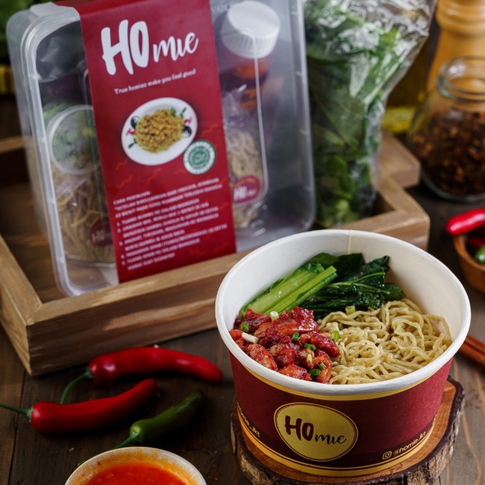 

BAKMIE FROZEN AYAM PANGGANG HALAL KEMASAN BEKU HOMIE ISI 3PCS - HALUS - Asin