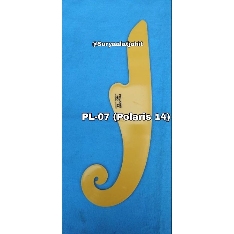 

ARDHIANTOSHOP Penggaris bentuk golok PL-07 Polaris 14 =rp.8.000/1pcs