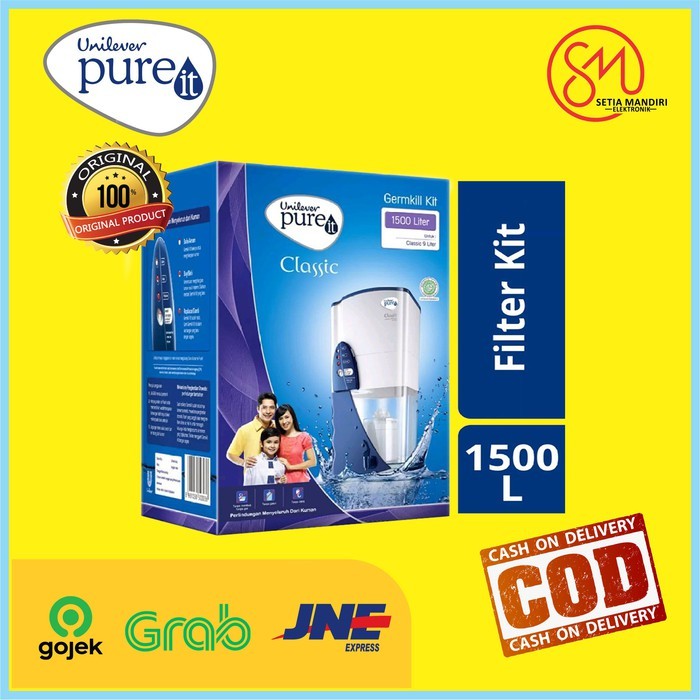 UNILEVER Refill Pureit Classic Germkill Kit 1500L Pure it Germkill GKK Classic 9L
