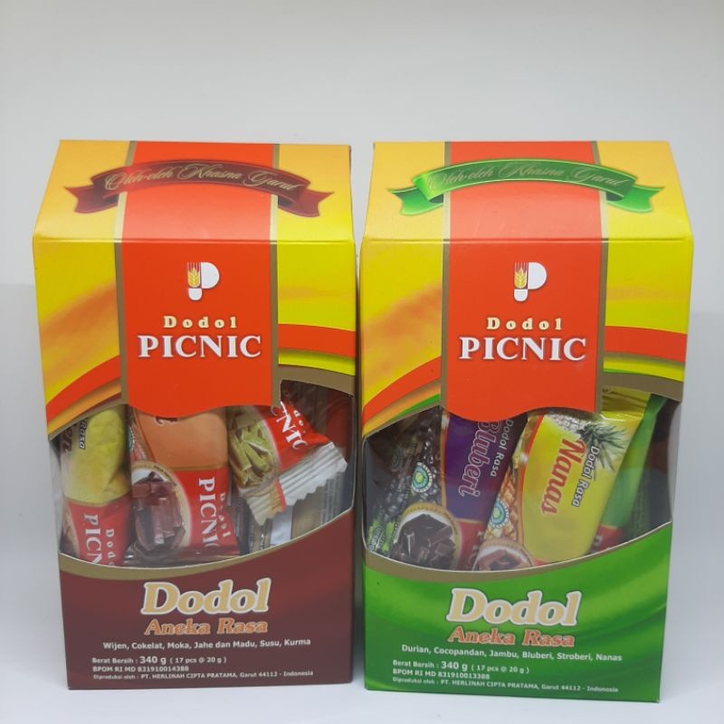 

Dodol Picnic Aneka Rasa Buah & Coklat - Mang Meser