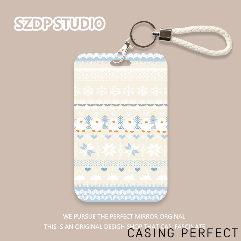 

ID CARD HOLDER,Desain Musim Dingin/sekolah, Tempat Kartu Pelajar/tempat Kartu Transportasi, Tempat