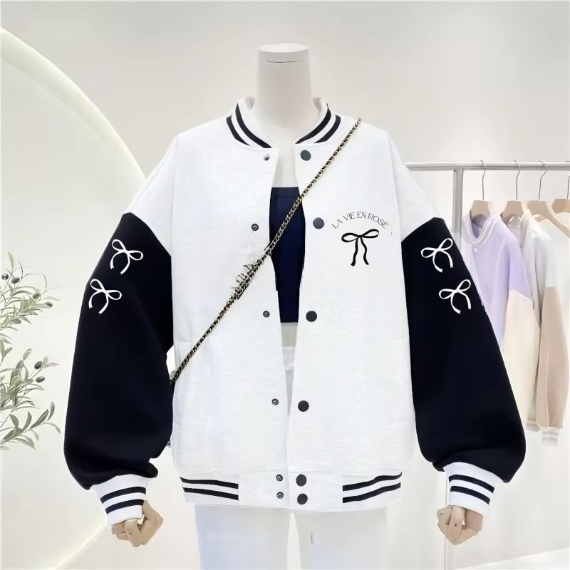 - Varsity Big Size ( S - 6XL ) PITA RIBBON CUTE Korean Ulzzang Street Style 6L 5XL 4XL 3XL 2XL XXL X