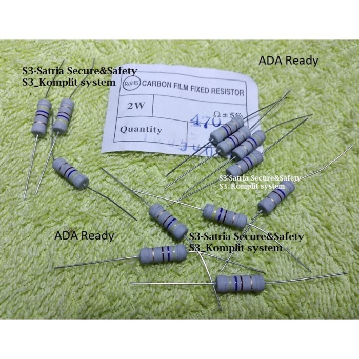 R 2W 470 ohm Resistor 470ohm 2watt 2 W watt