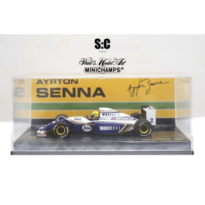 DIECAST F1 MINICHAMPS 1:43 1/43 WILLIAMS FW16 1994 AYRTON SENNA ORIGINAL
