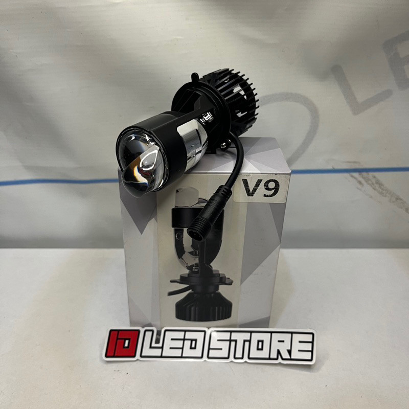 Lampu Led Utama H4 V9 Hrj 1 Warna Putih 36 Watt Rhd Motor Mobil Universal