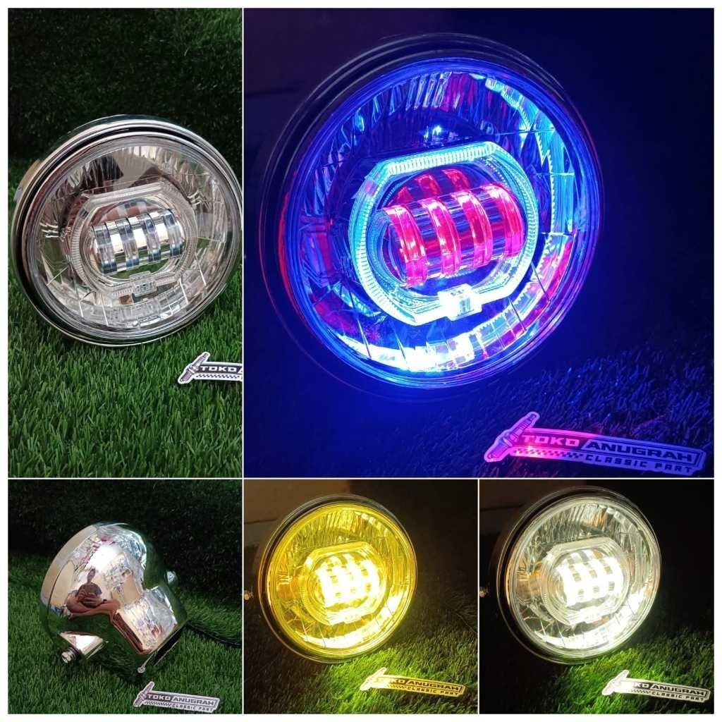 PROMO MURAH BERKUALITAS Lampu Ninja Daymaker 4mata Projie Ninja Biled Ninja Crom