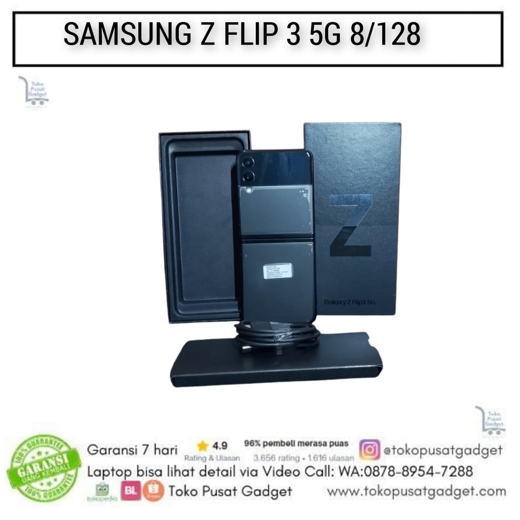 SAMSUNG Z FLIP 3 5G 8/128 8GB 128GB RAM 8 128 Garansi
