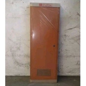 PINTU PVC KAMAR MANDI WC TOILET PHOENIX 70X195 COKELAT URAT KAYU