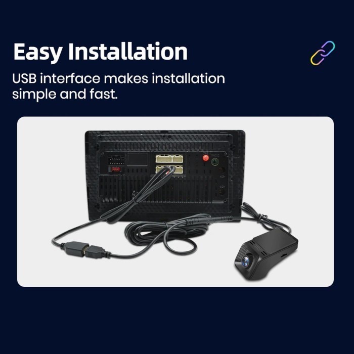 promo  -Dashcam Mobil 10p ADAS HU Android DVR Kamera Mobil USB WiFi Headunit - Wifi