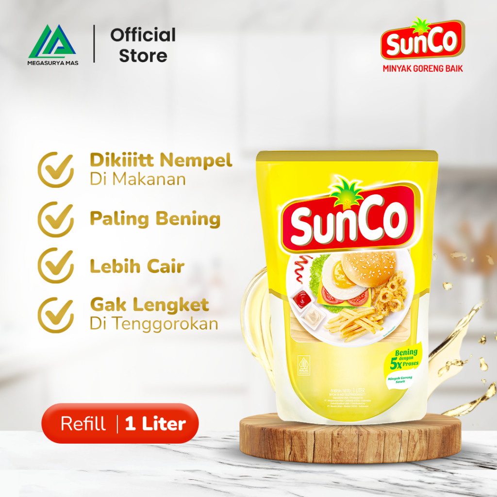 

SunCo Minyak Goreng Refill 1L