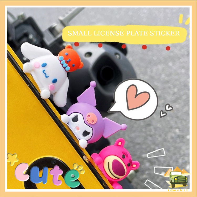 Hiasan Motor Lucu/Hiasan Mobil Lucu/Pajangan Dashboard Mobil/Stiker Plat Nomor/Ornamen lucu mobil li