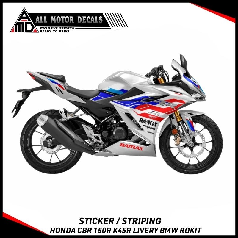 STIKER HONDA CBR 150R NEW K45R TAHUN 2021, 2022, 2023, 2024, 2025 / STRIPING CBR150R K45R / AKSESORI