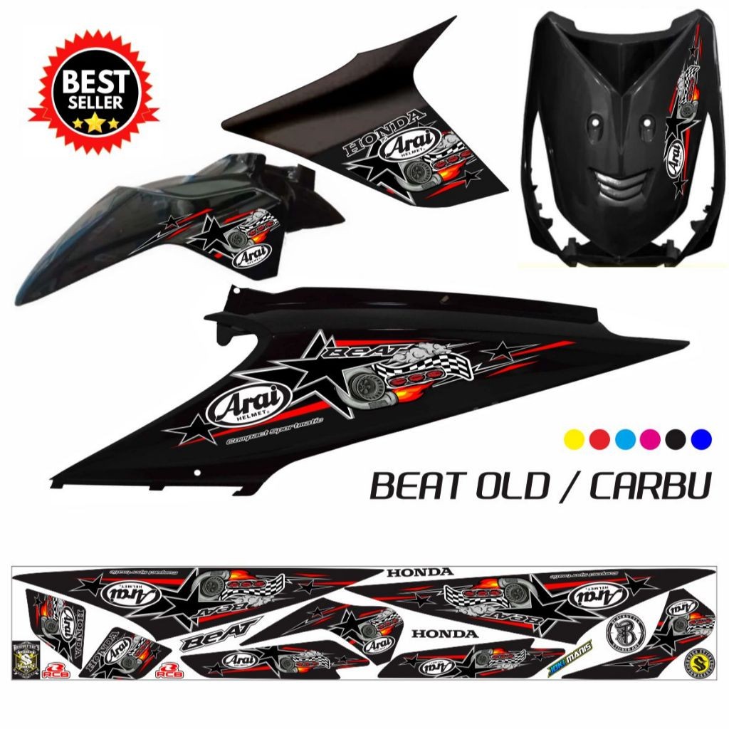 VARIASI STRIPING MOTOR KEREN VARIASI BUAT MOTOR BEAT LAMA BEAT OLD CARBU VARIASI