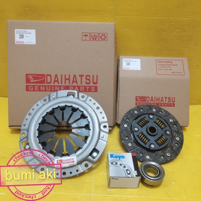 KOPLING SET MATAHARI DEKRUP CLUTCH COVER KAMPAS KOPLING CLUTCH DISC PRODO PLAT KOPLING PERODO BEARIN