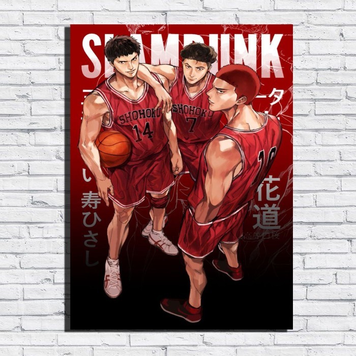 DLL25 Poster Hiasan Dinding Anime Slam Dunk
