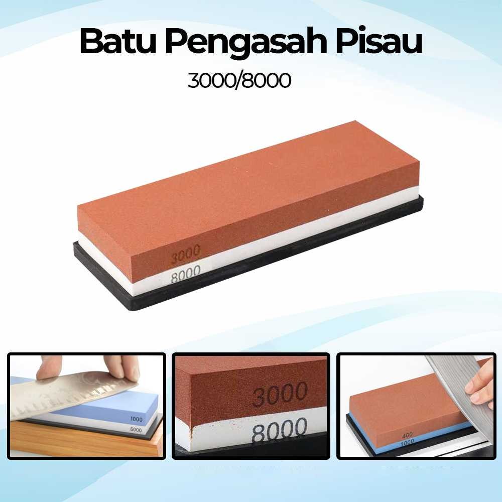 

MYVIT Glitzy Batu Pengasah Pisau Whetstone Knife Sharpener 18 cm - WKSS-01
