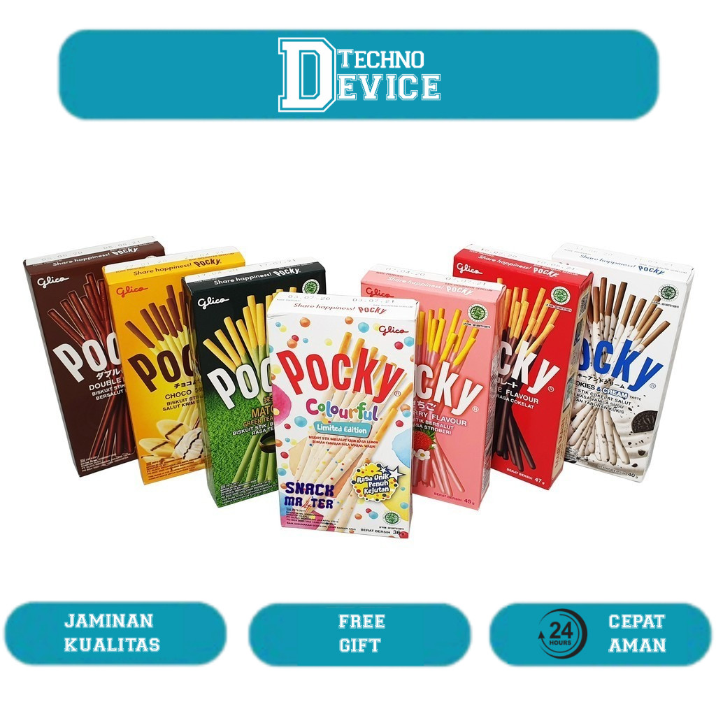 

Glico Pocky Regular - Biskuit Stik Salut Coklat