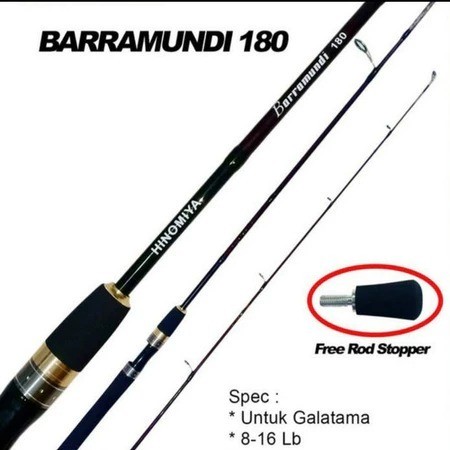 JAMIN MURAH Joran hinomiya baramundi ulir fuji 180cm 8-16lb(BISA LANGSUNG ORDER)