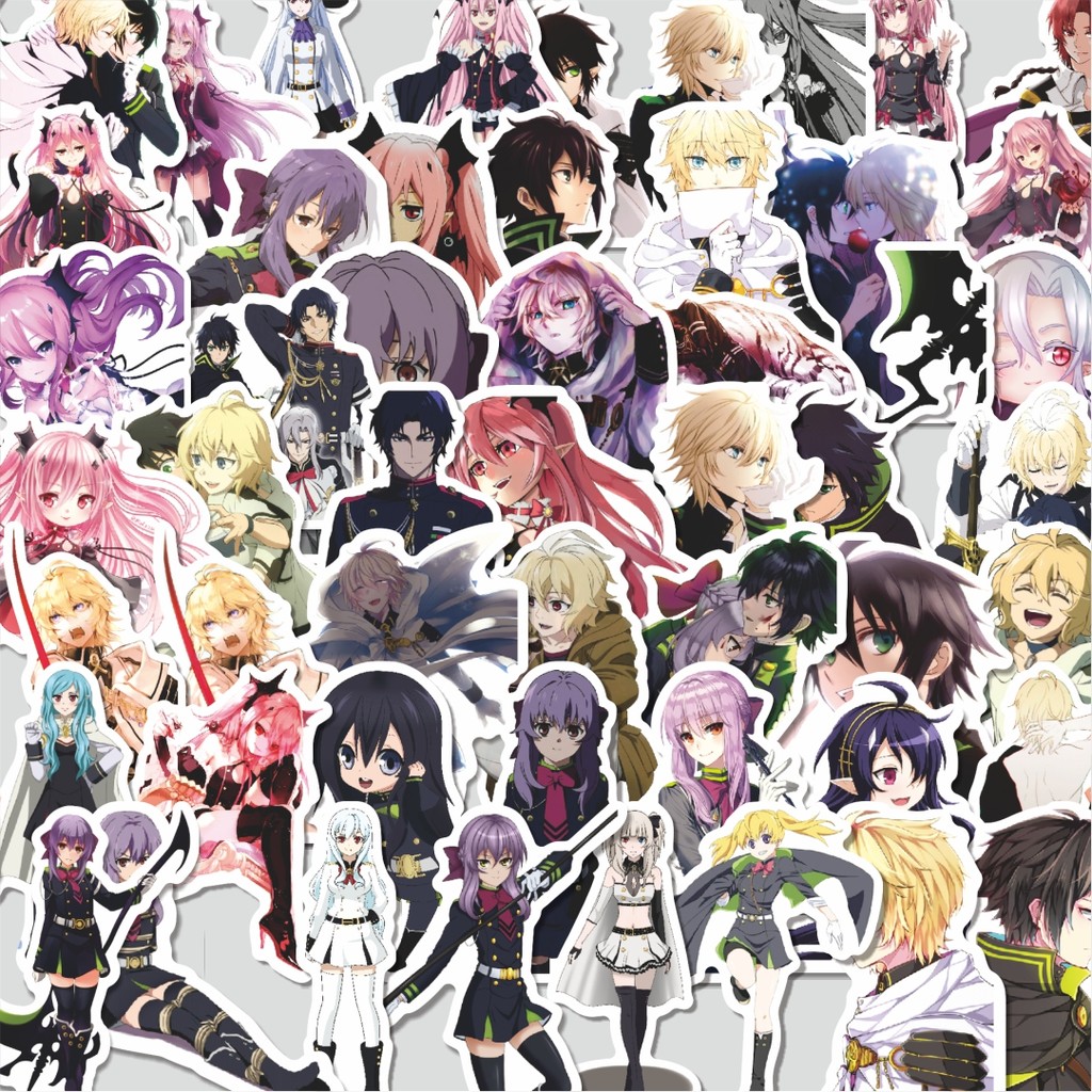 

Stiker Cutting Pack Stiker Anime Seraph of the End Char Mix 2 Isi 100Pcs Series Aesthetic Lucu Keren Untuk Koper Bahan Vynil