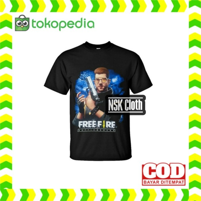 ✨LARIS✨ -T-SHIRT / baju / kaos anak dan dewasa game garena - ff freefire ALOK - S