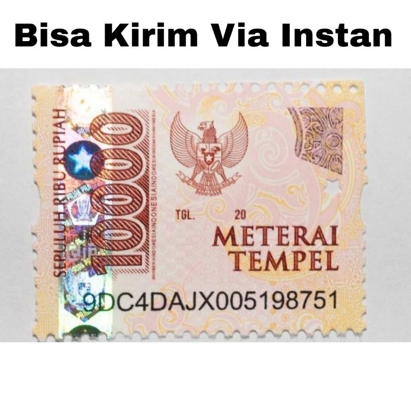 

Meterai 10000 Asli