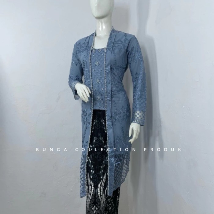 

✨LARIS✨ -kebaya kutubaru / kutubaru / kutubaru brukat / kutubaru modern hijab - Denim, kebaya aja XXL