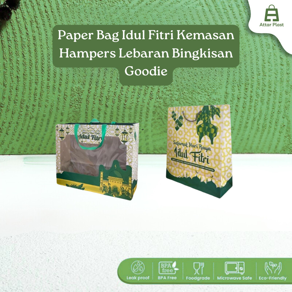 

Paper Bag Idul Fitri Kemasan Hampers Lebaran Bingkisan Goodie Bag Gift