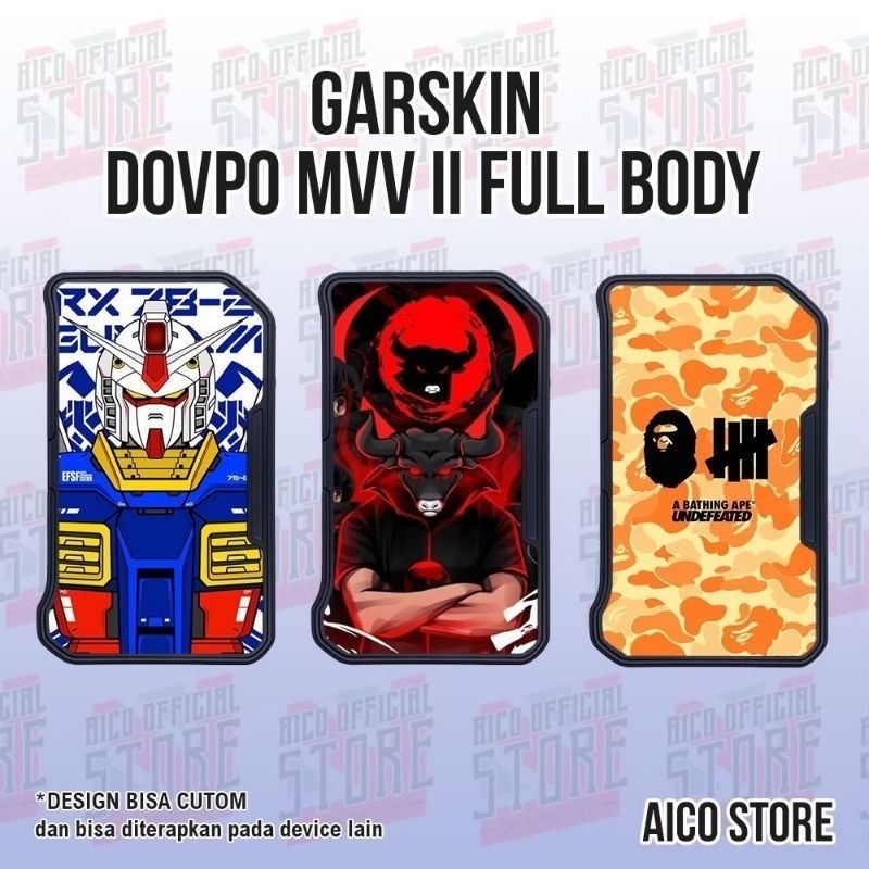 

- Stiker Garskin Heksom Full Body Original Desain Full Motif Bisa Custom Anti Air Tahan Lama