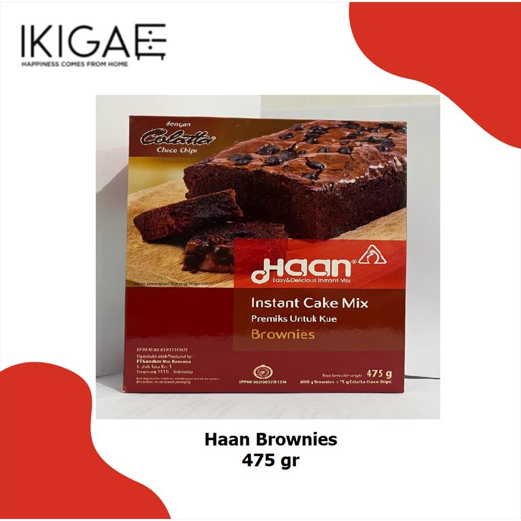 

HAAN BROWNIES KUKUS / PANGGANG 475 GR