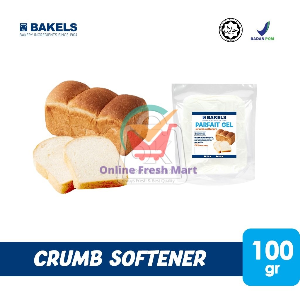 

Pelembut Roti PARFAIT GEL BAKELS Crumb Softener Emulsifier HALAL (100 gr) - Online Fresh Mart Denpasar