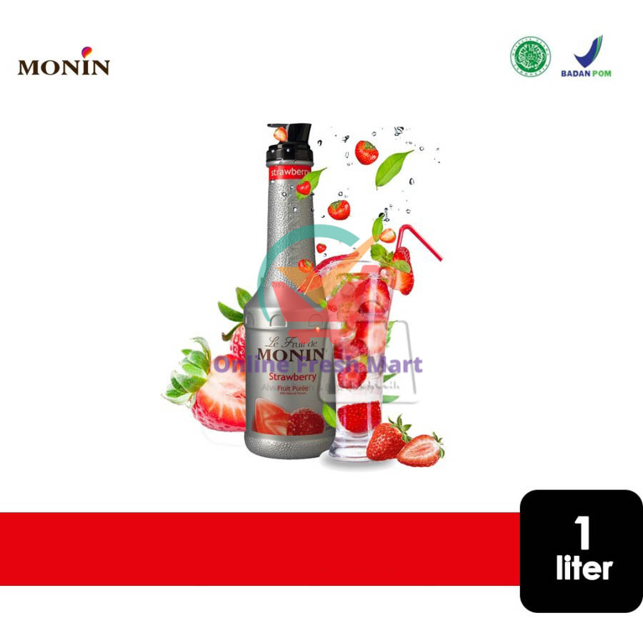 

Monin Puree Strawberry (Botol 1 Liter) - Online Fresh Mart Denpasar