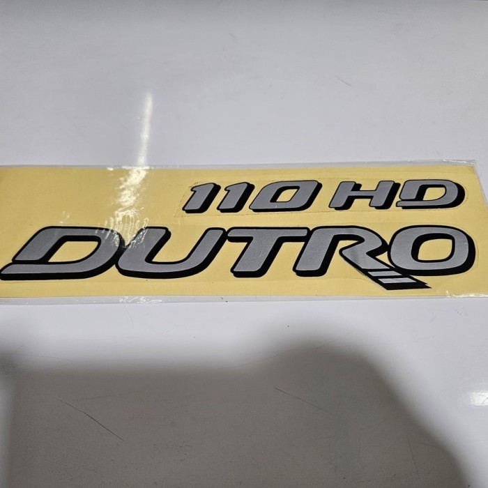Stiker 110 HD DUTRO Toyota Dyna Hino Dutro