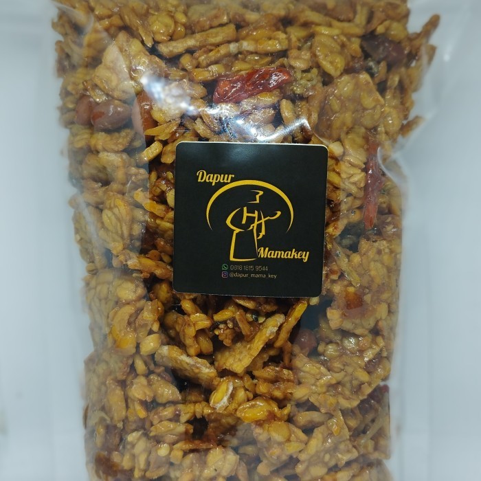 

✨TERLARIS -Orek Tempe Kering/Kacang/Teri 450gr (Dapur Mamakey) - Tempe saja, Netto 450gram