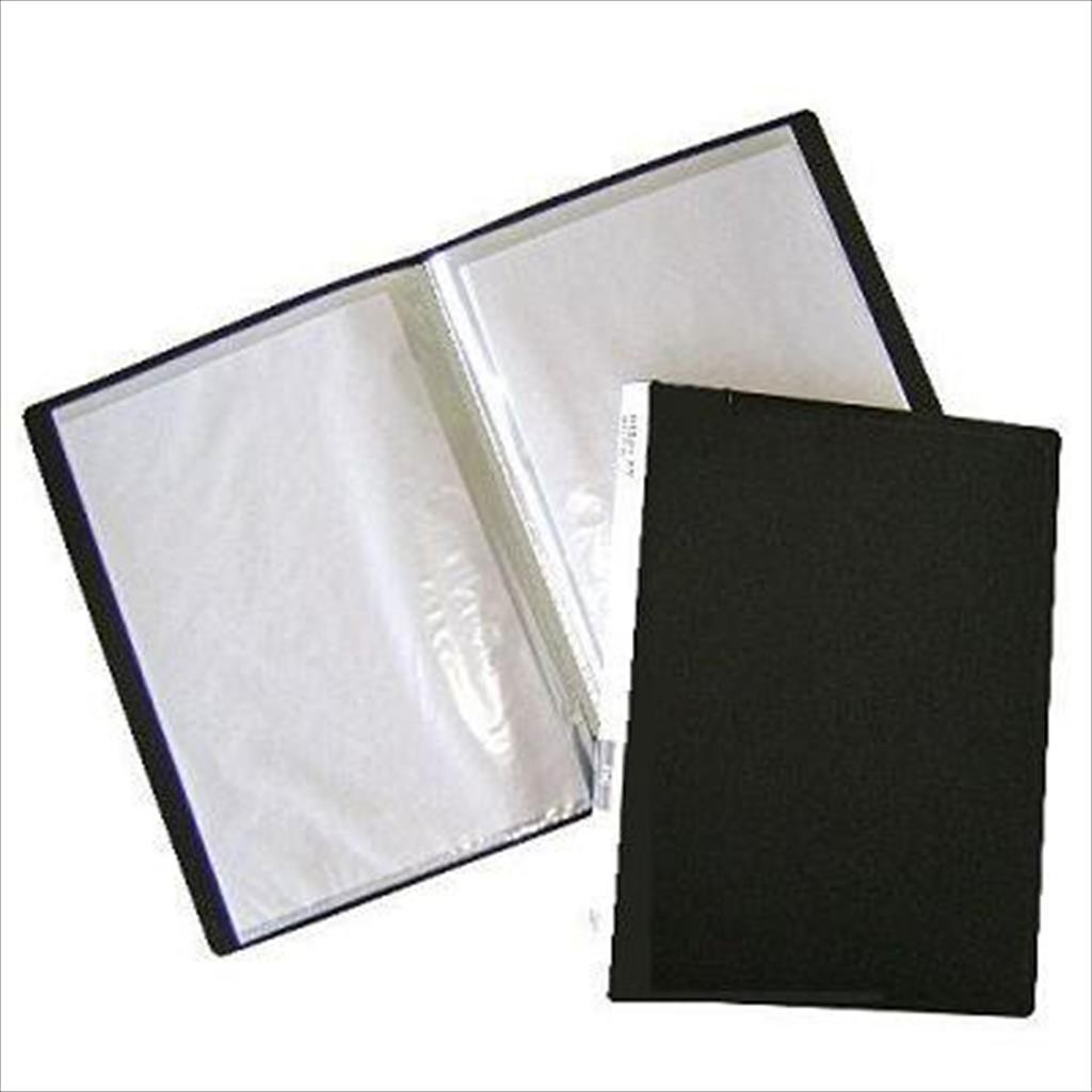 

[DVS ATK] Clear Holder 40 poket Polos Folio warna hitam & merah (pcs)