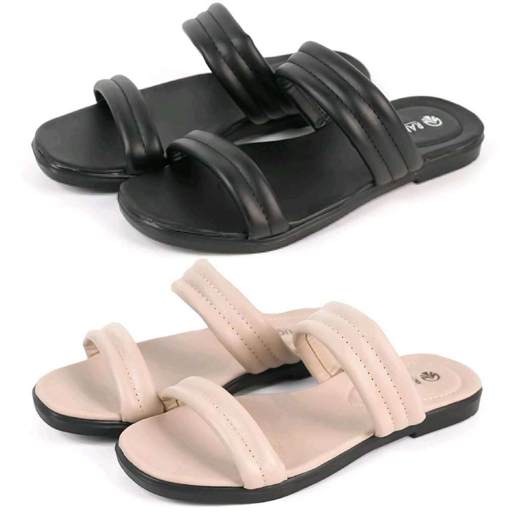 ORIGINAL RANJOJO RJ 24 sandal wanita SLIDE CEWEK Kasual sepatu sandal flat sendal slop sepatu sandal