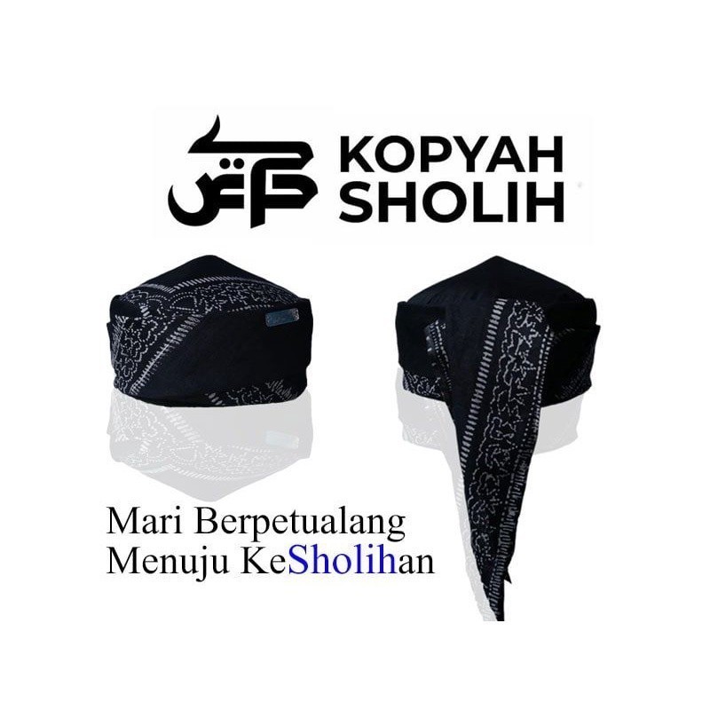 [NEW] kopyah sholih imamah instan imamah permanen peci batik peci hitam songkok peci blangkon peci s