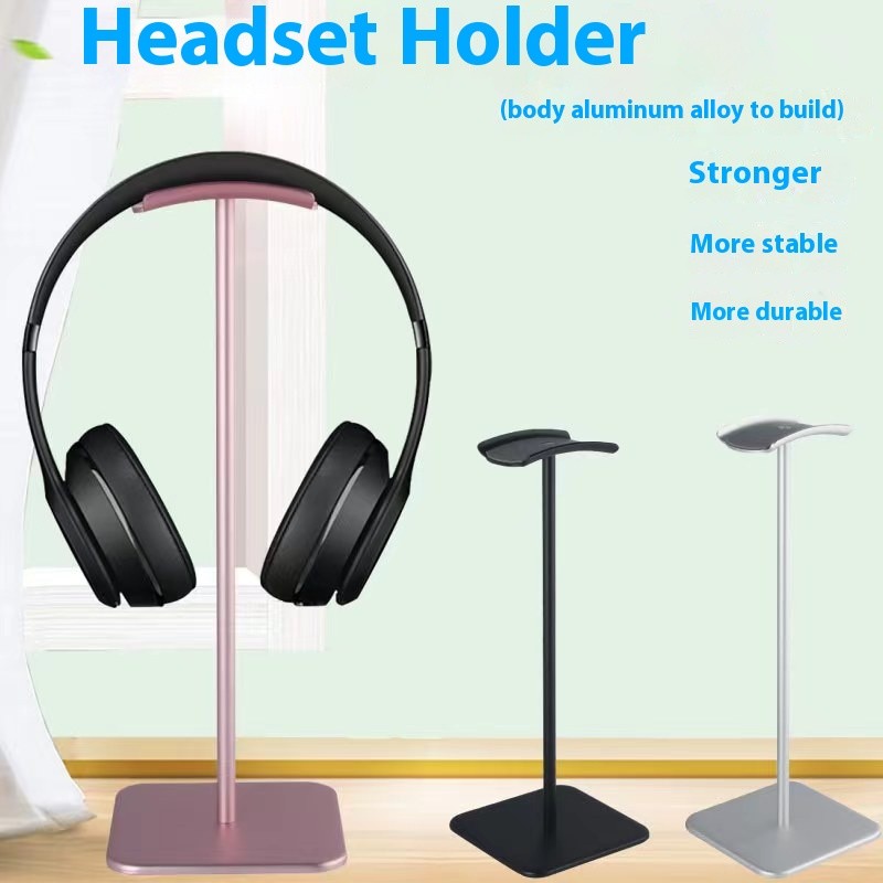 

Headphone holder, aluminum alloy headphone storage rack, internet cafe, home desktop headphone hanging rack, exhibition hook